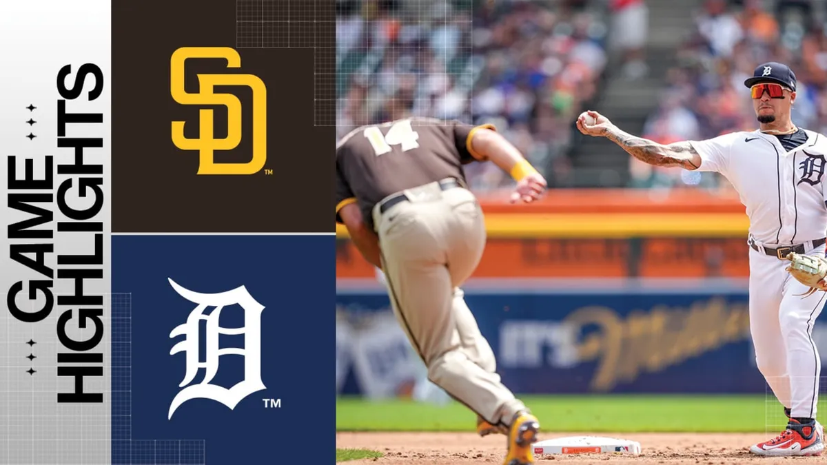 Tigers vs Padres: Detroit Clinches Victory in Eighth Inning
