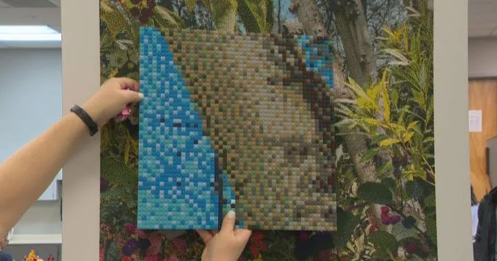 Lego Mosaic Unveiled in Saskatoon: A Colorful Tribute