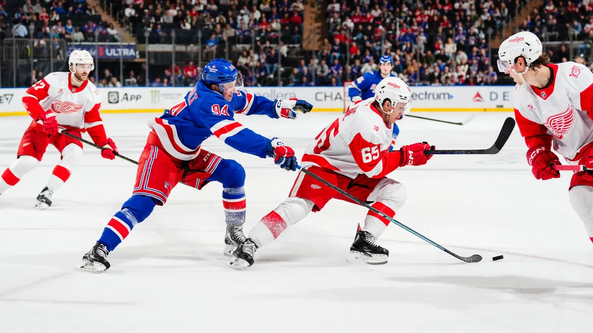 red wings vs rangers — CA news