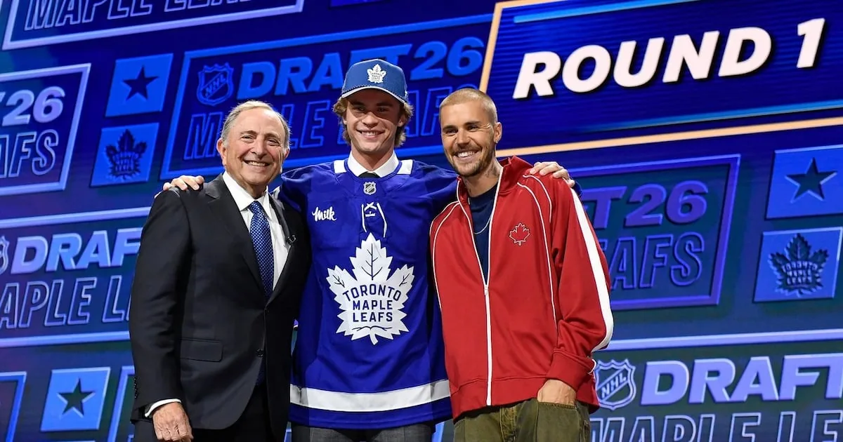 Maple Leafs select Gavin McKenna with first pick in 2026 NHL Draft