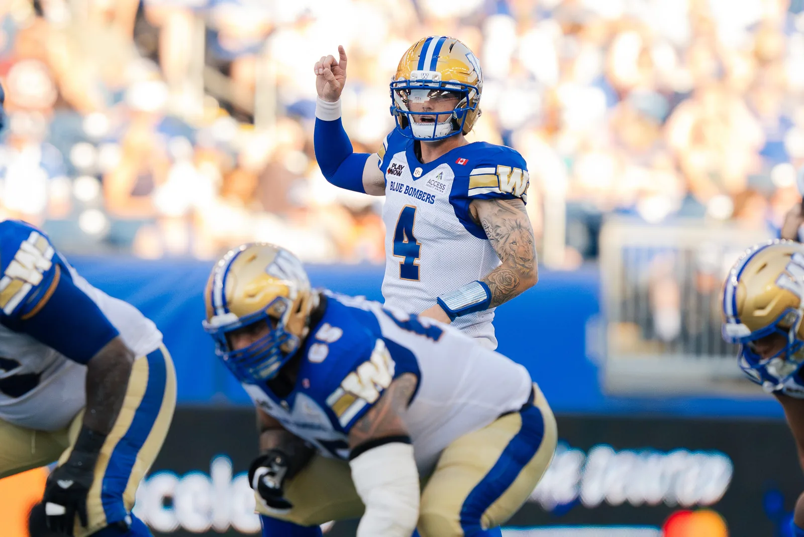 Zach Collaros listed as out against Ottawa