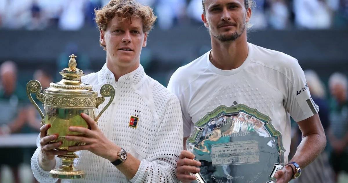 Jannik Sinner beats Alexander Zverev, defends Wimbledon title