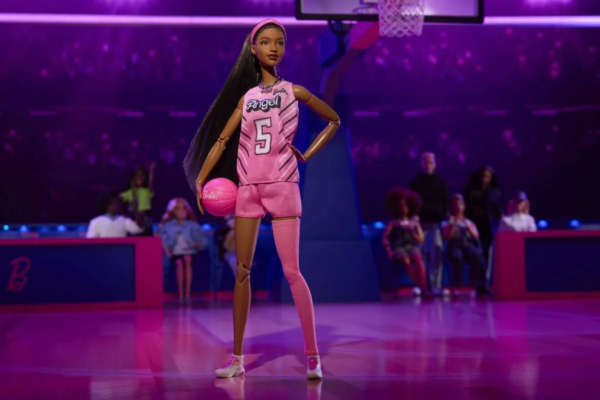 Angel Reese makes memorable WNBA All-Star Game entrance in Barbie-inspired attire
