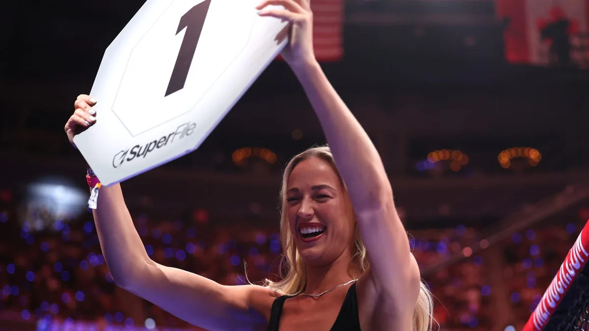 UFC 329: Fever guard Sophie Cunningham cameos as ring girl before co-main event