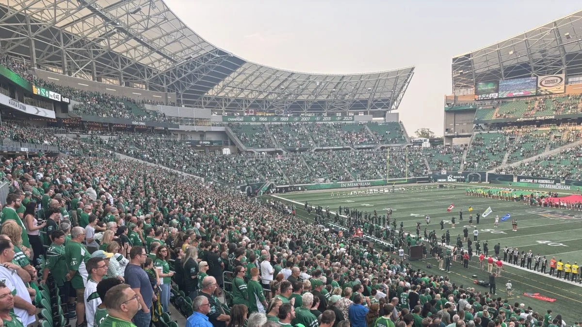 Regina fans reflect as Roughriders honour Rajyaguru and Dalke after fatal crash