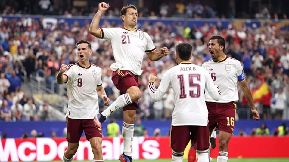 Oyarzabal strikes first for Spain with brilliant penalty kick